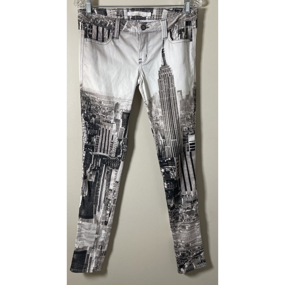 Frankie B My BFF Legging NY Sky Line Skyline Jeans Women's Size 27 Vintage